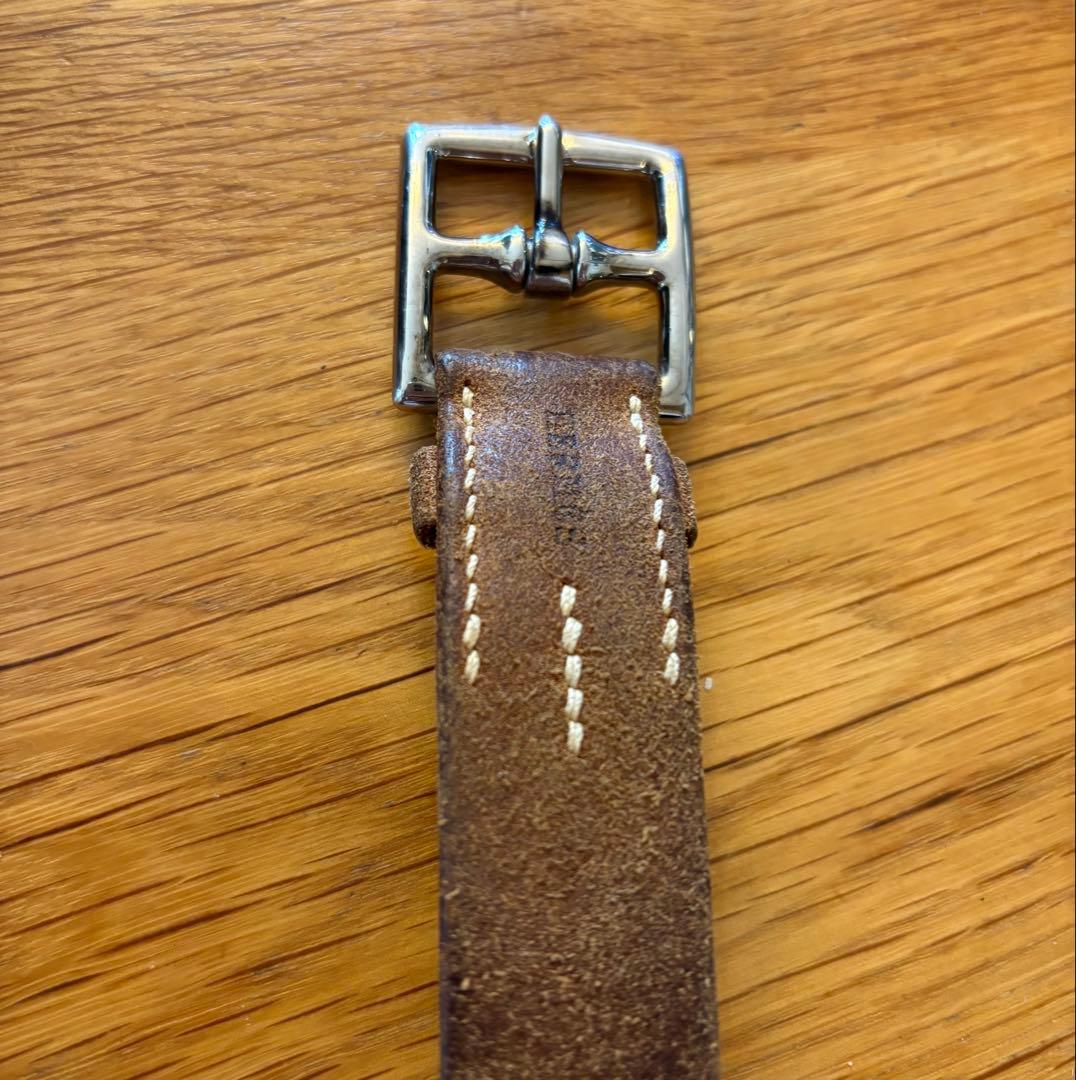 HERMES エルメス エトリヴィエール レザー ブレスレット バングル H刻印