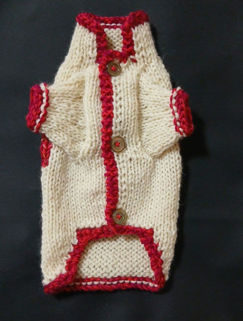 【よっちんさん専用】犬服 犬用 手編み 「ビック❤カウチン」