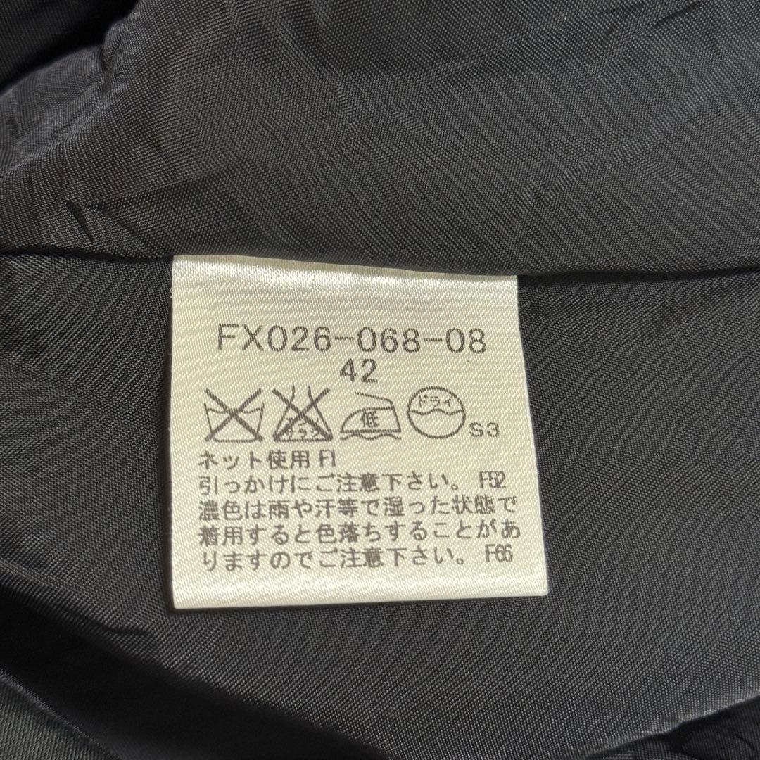 バーバリー ロンドン アルパカブレンド チェック柄 プリーツ スカート 42