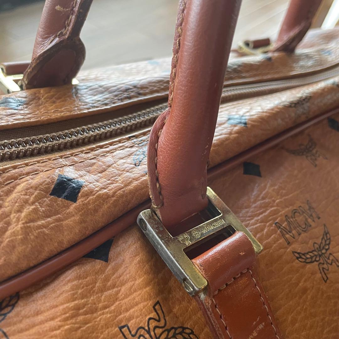 MCM ヴィンテージ ボストンバッグ 大容量 リバイバル人気