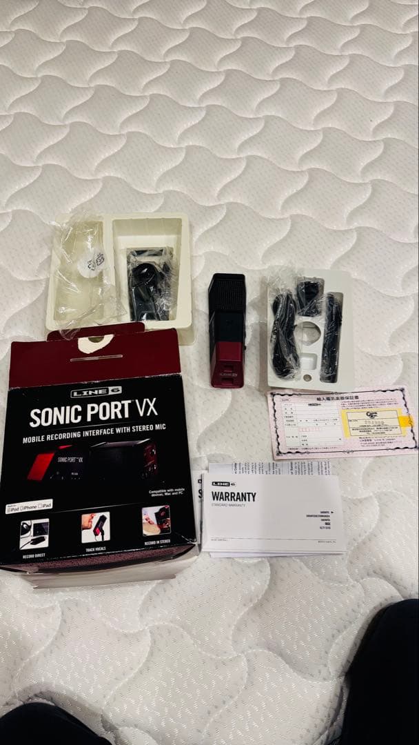 ほぼ新品　LINE 6 Sonic Port VX マイク内蔵インターフェース