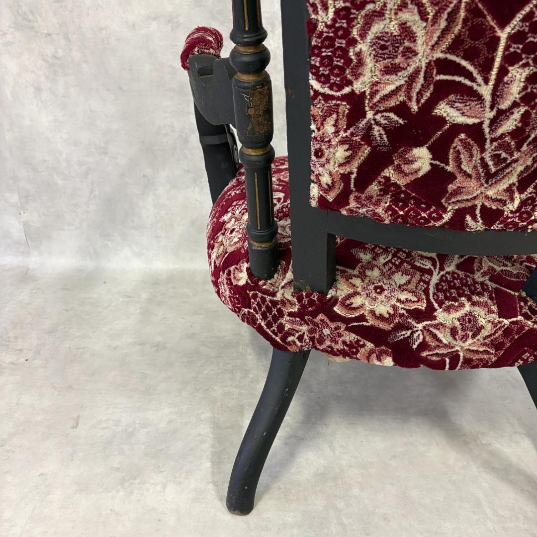 ネパール　パタン製　アンティークアームチェア【A】