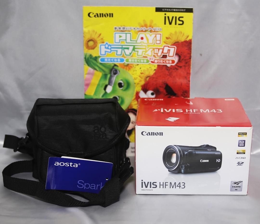 ■Canon ivis HF M43 元箱/付属品付 バッグおまけ 2011年製