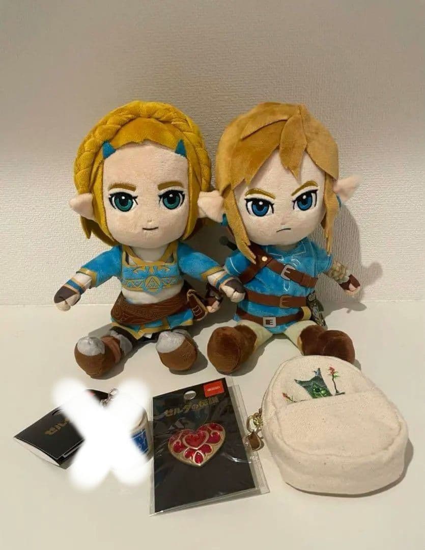 ゼルダ　ティアキン　ぬいぐるみ　コログ　ポーチ　ピンズ　ロンロン牛乳