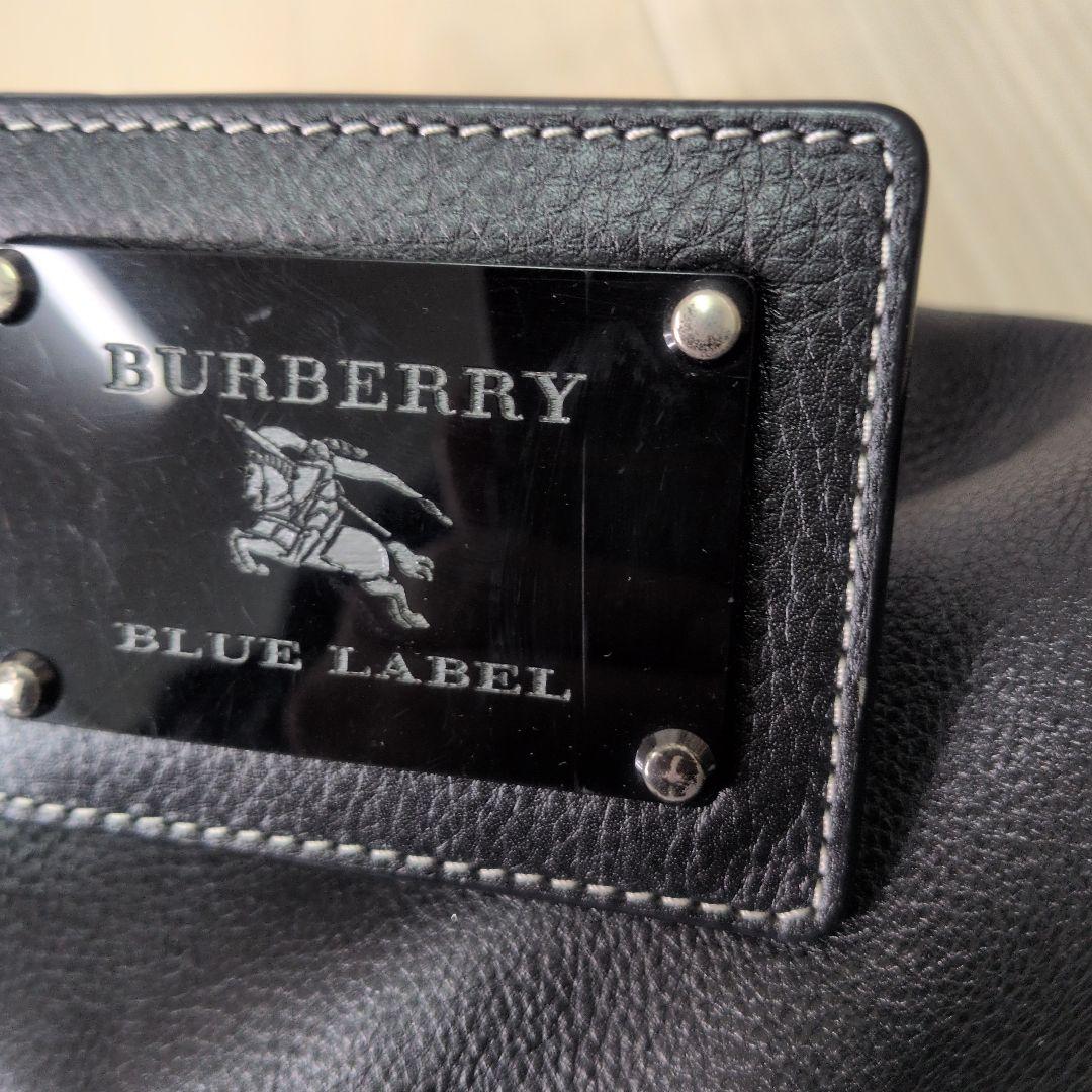 希少　BURBERRY BLUE LABEL ブラック ショルダーバッグ
