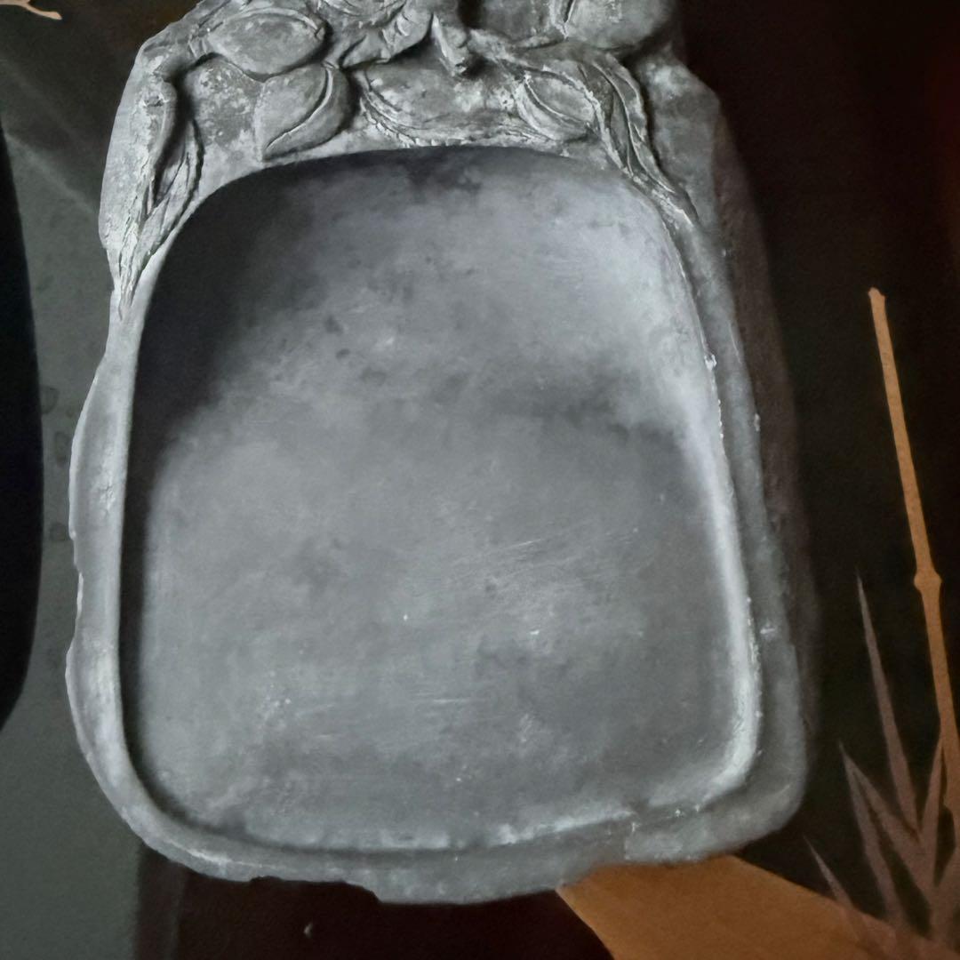 2245様感謝‼️旧家蔵出書の極み『桃陽刻天然端渓硯』」文房四宝