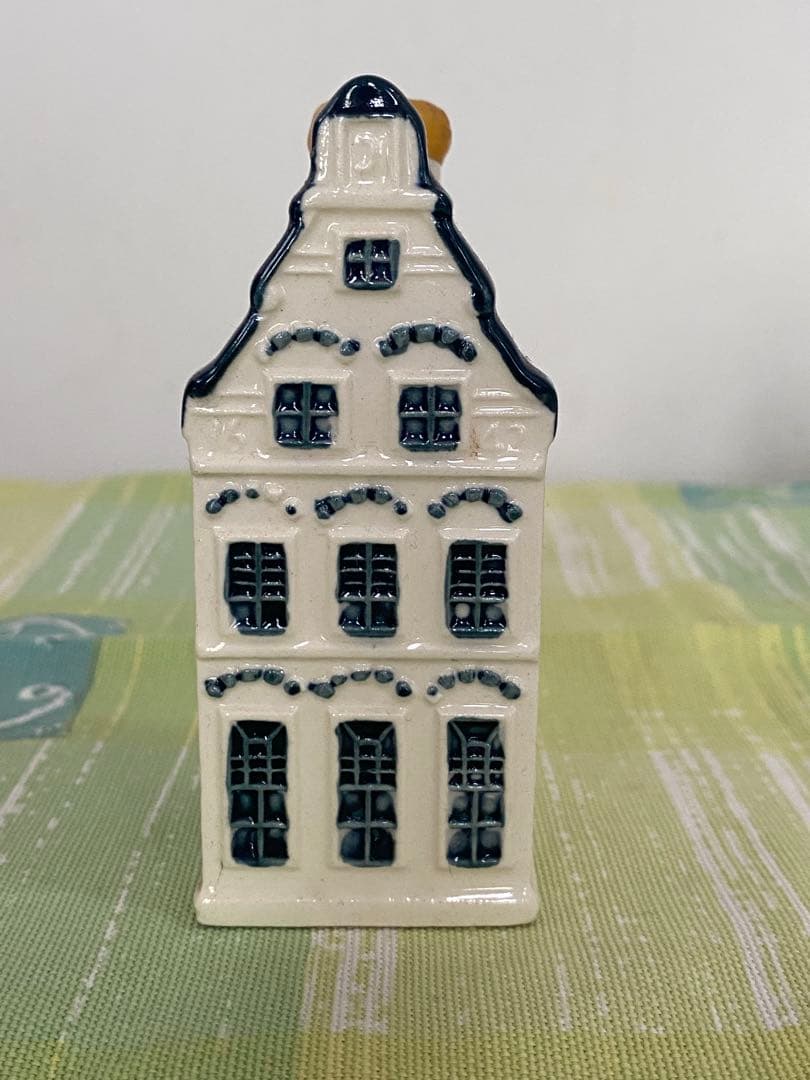 KLMオランダ航空　デルフト焼　ミニチュアハウス