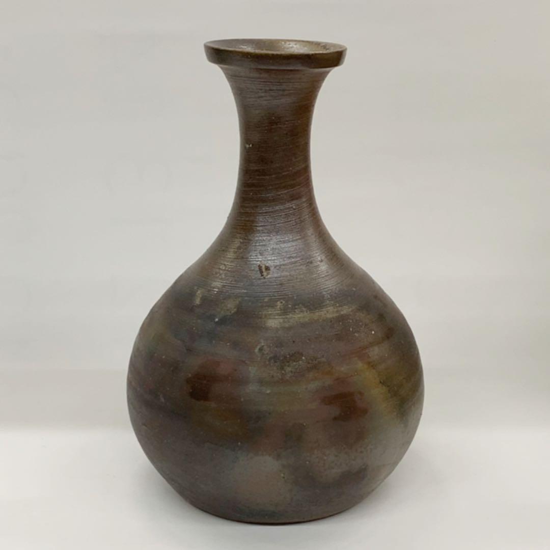 【花入3】備前3    柴岡秀泉　　高さ22㎝