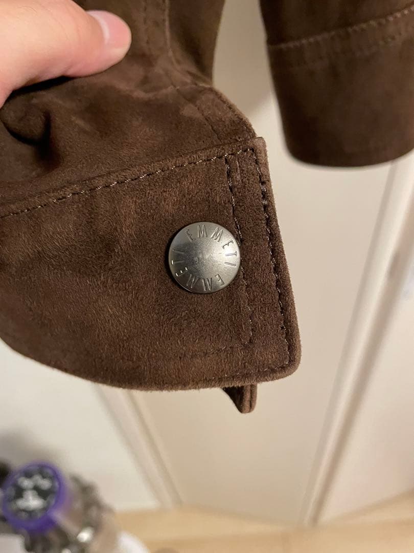 EMMETI JURI ブラウンシングルライダース46サイズ