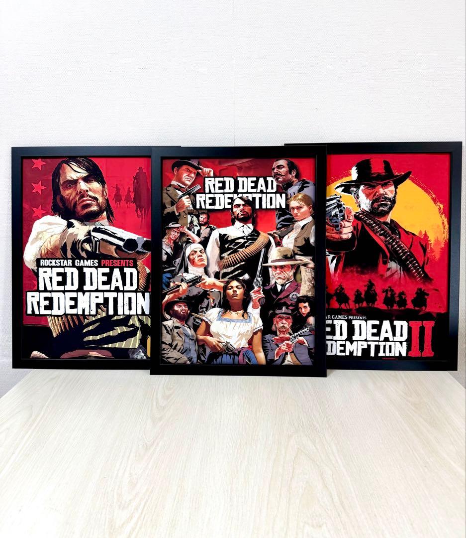 No.273フレーム付きキャンバスアート　レッドデッドリデンプション