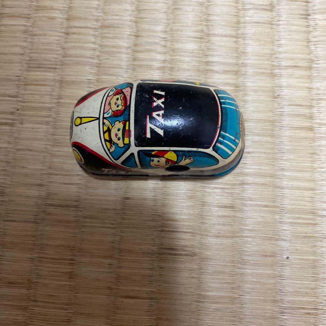 ブリキ ゼンマイ　タクシー