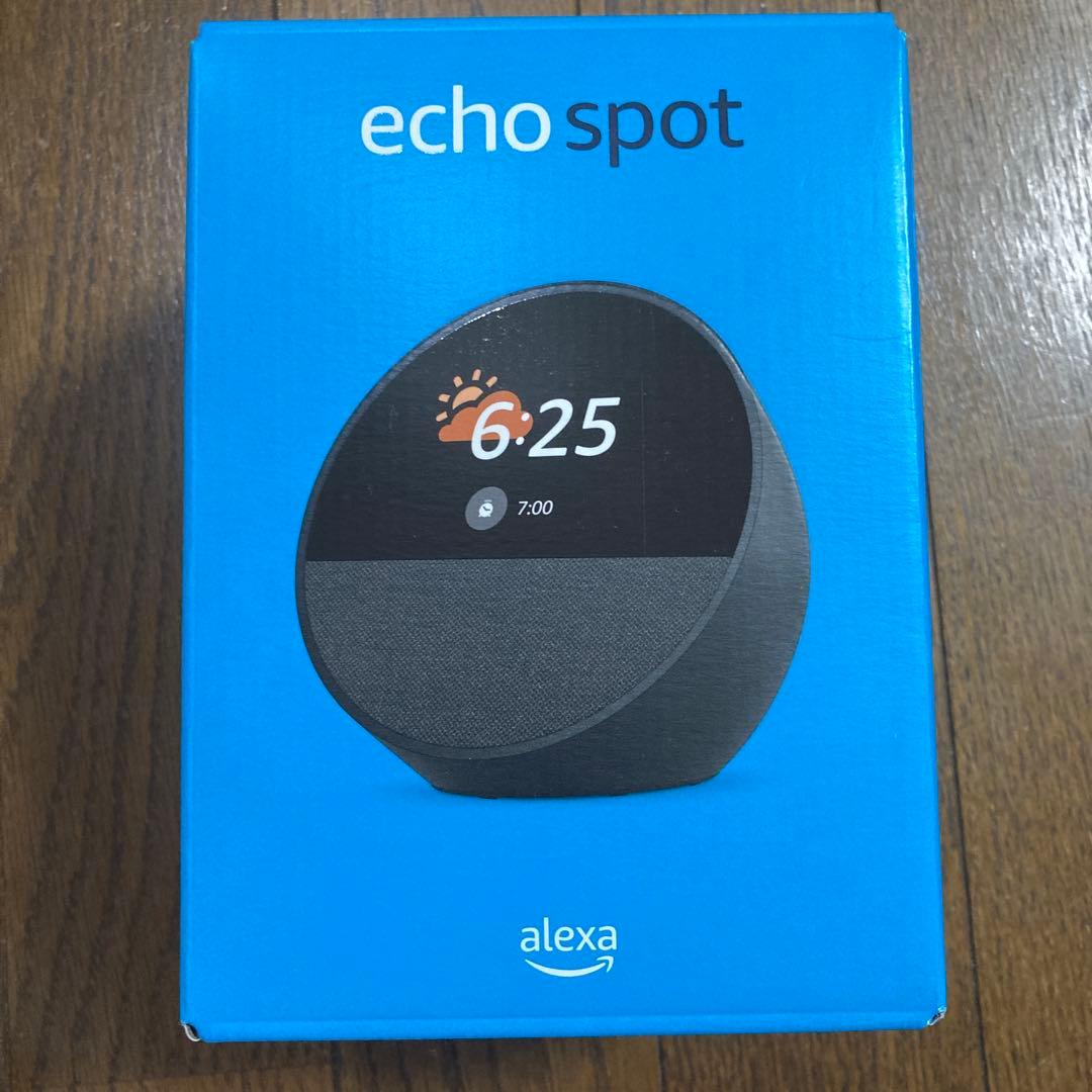 ［新品未開封］Echo Spot ディスプレイ付きスマートスピーカー