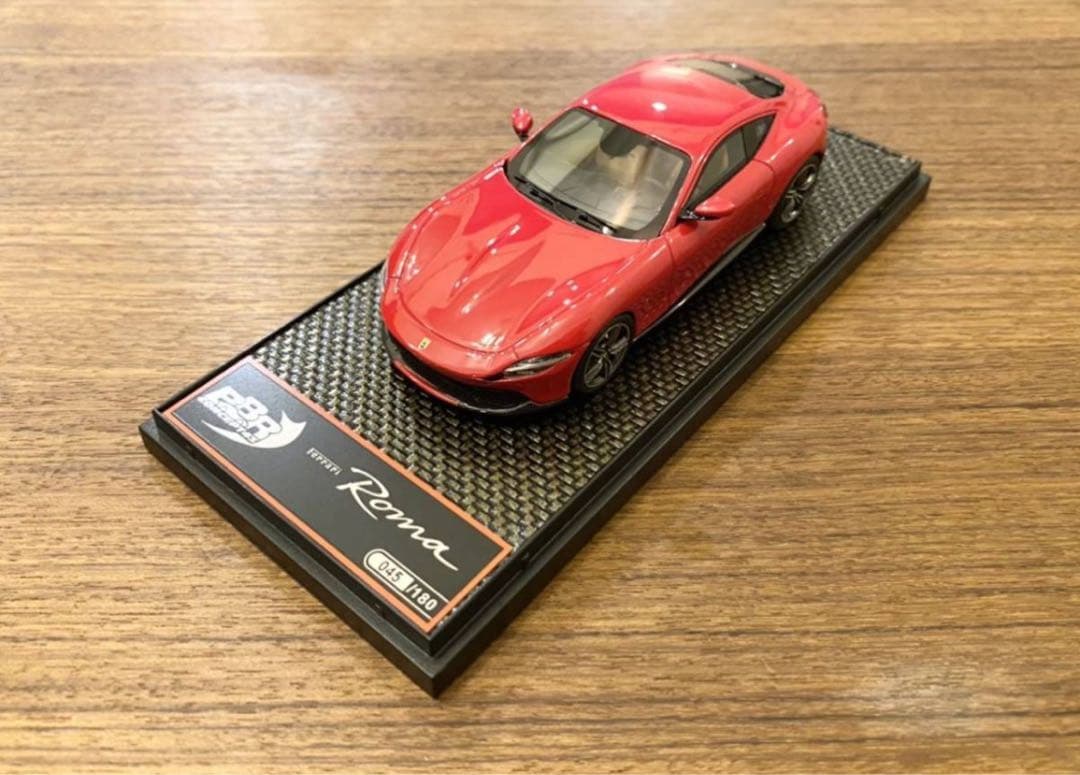 新品 希少！1/43 BBR 新型 フェラーリ ローマ ロッソコルサ レッド