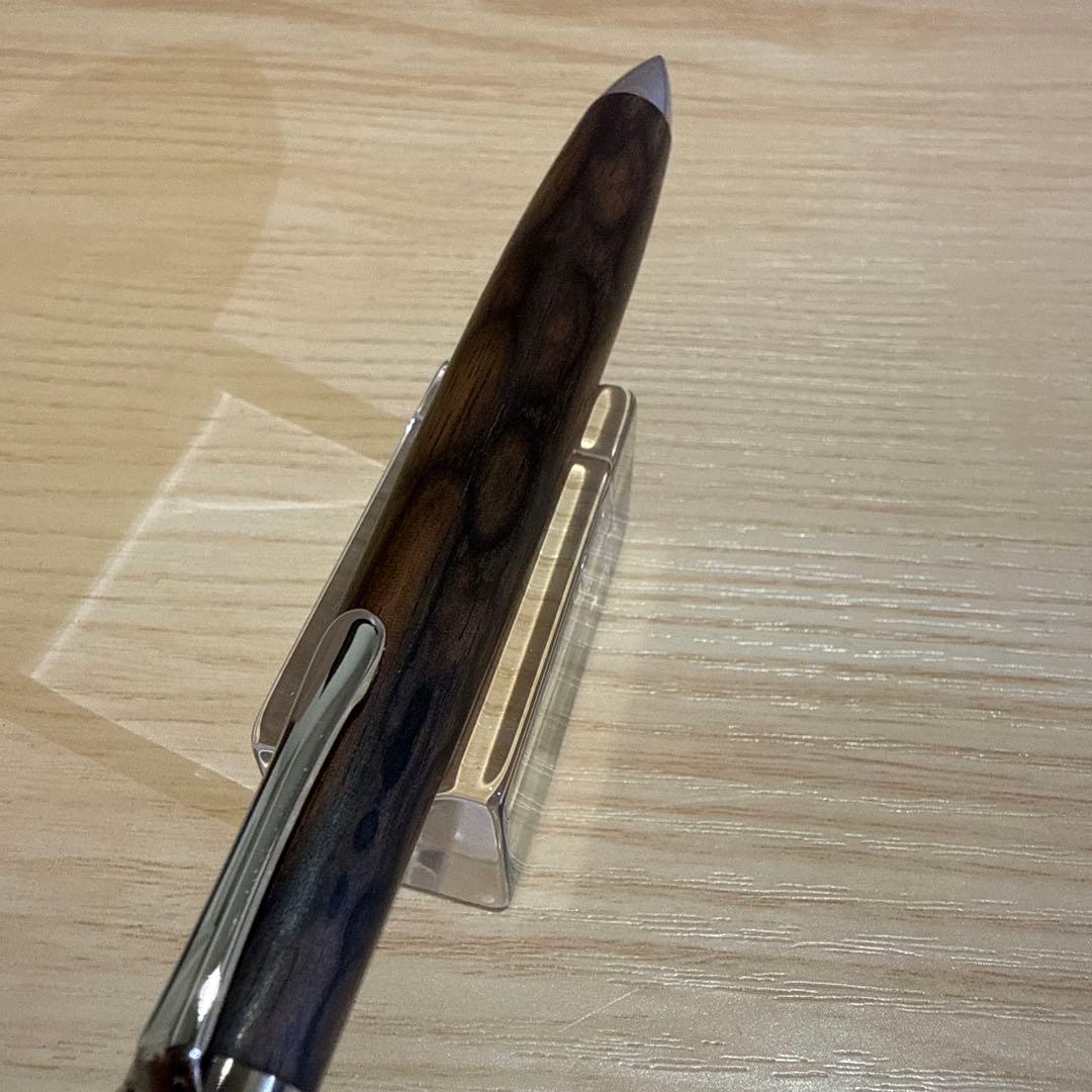 工房楔　ペンシル楔（シャープペンシル）　黒柿孔雀杢