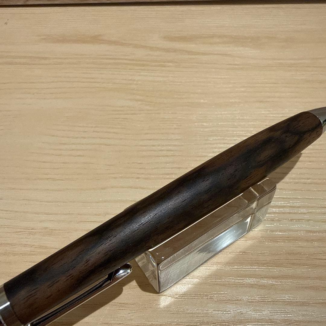 工房楔　ペンシル楔（シャープペンシル）　黒柿孔雀杢