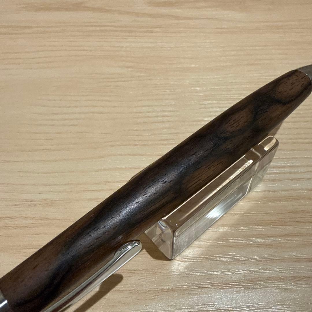 工房楔　ペンシル楔（シャープペンシル）　黒柿孔雀杢