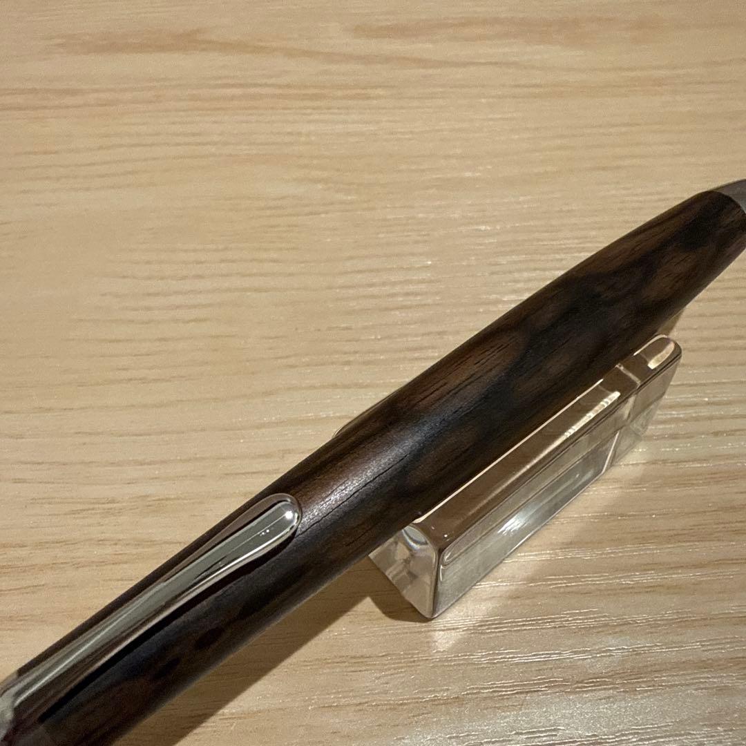 工房楔　ペンシル楔（シャープペンシル）　黒柿孔雀杢