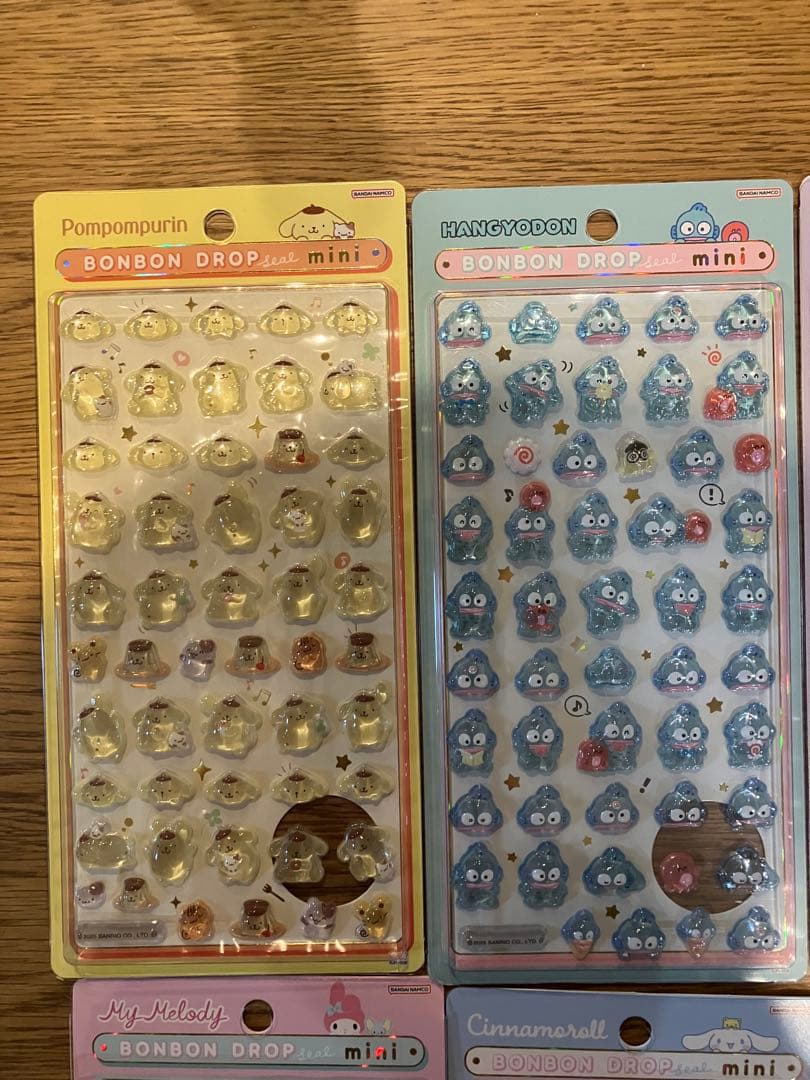 サンリオ　ボンボンドロップシール 全8種類　国内正規品