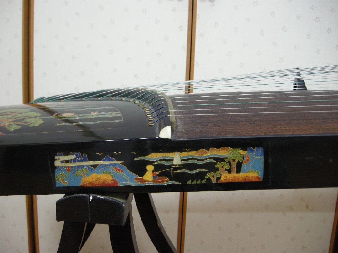 中国21弦古筝 王天一(国家一級作曲家)名入り