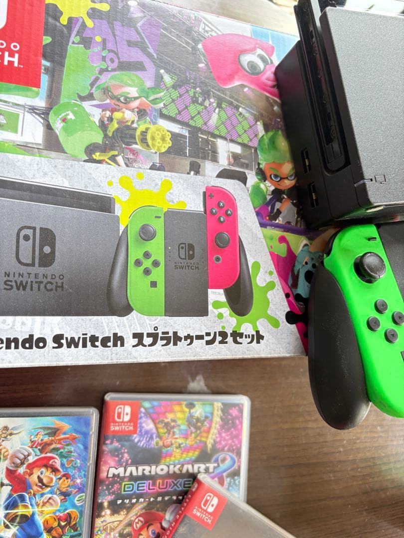 お買い得！お年玉！Nintendo Switch本体限定カラー、ソフト6本