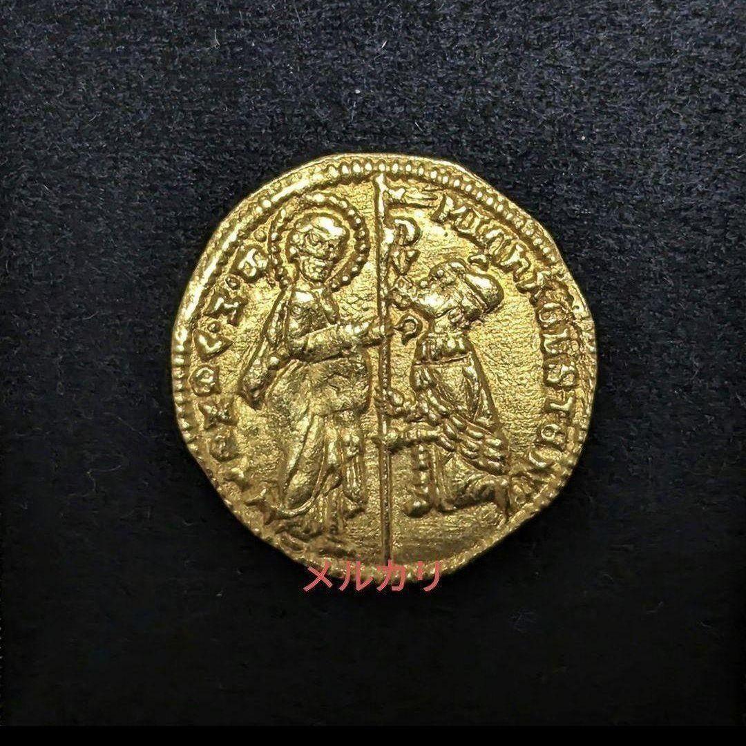 ゼッキーノ　金貨　アンティーク　古銭　　純金　イタリア　ベネチア