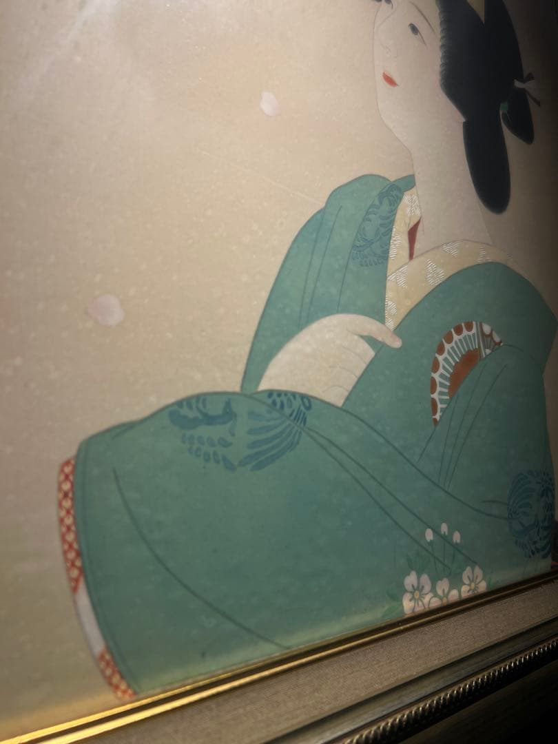 浮世絵 【美人画】肉筆画　作者不明