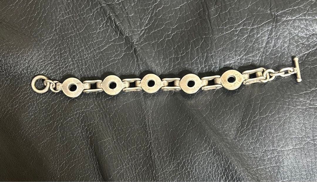 メキシコ製　バイクチェーンブレスレット　シルバー925