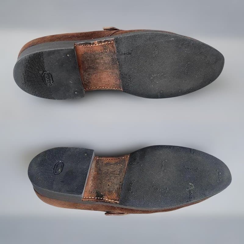 ALDEN モンクストラップ スエード Aberdeen 6B/D 25cm