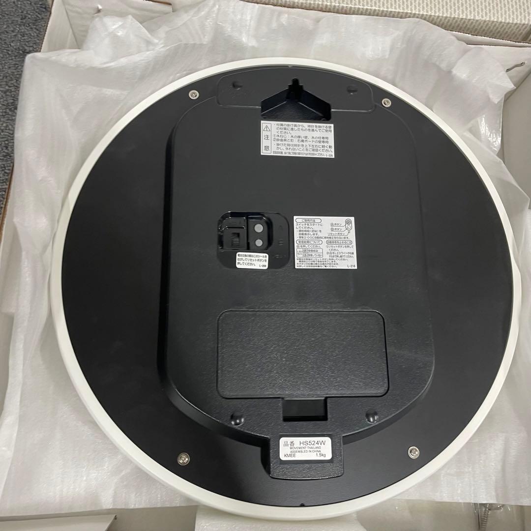 SEIKO EMBLEM 電波掛け時計 HS524W