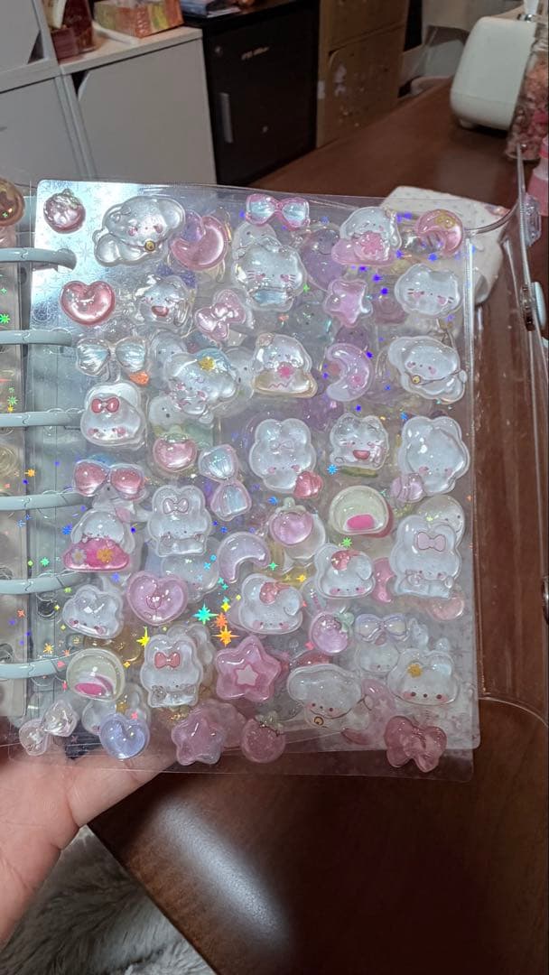 カラフルキャラクターシールセット