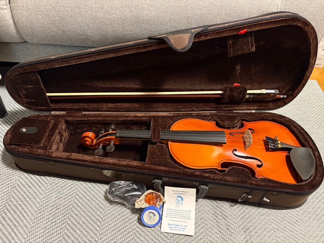 STENTOR バイオリン 本体4/4 ケース付き