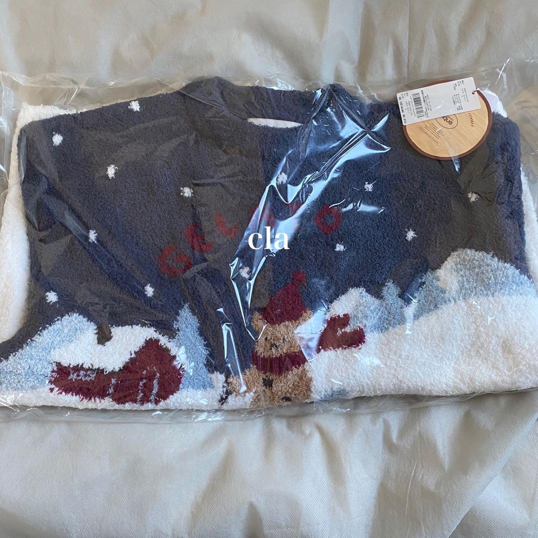 新品HOLIDAYスキーベアジャガードプルオーバー　パンツ　上下　ジェラートピケ