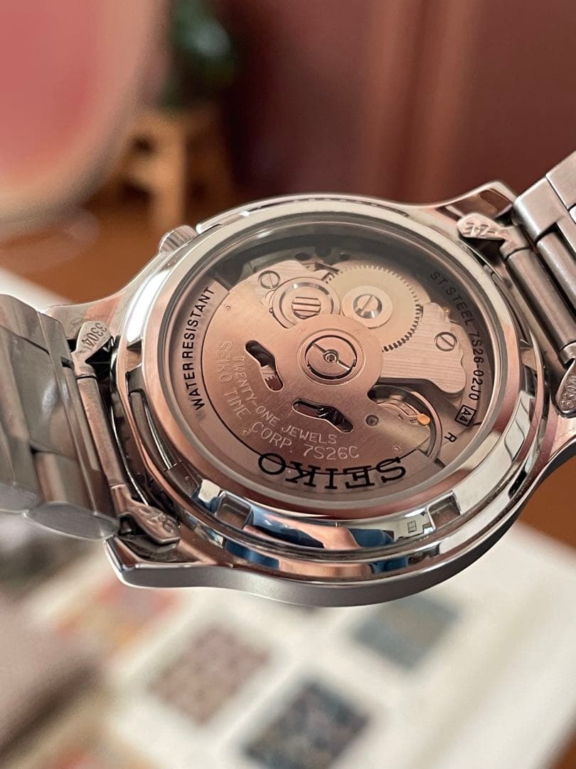 SEIKO5 自動巻き腕時計 ブラック