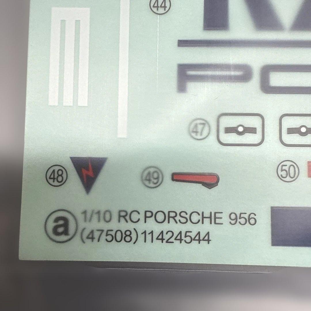 タミヤ ポルシェ 956 ボディ デカール ホイール Hパーツ tamiya