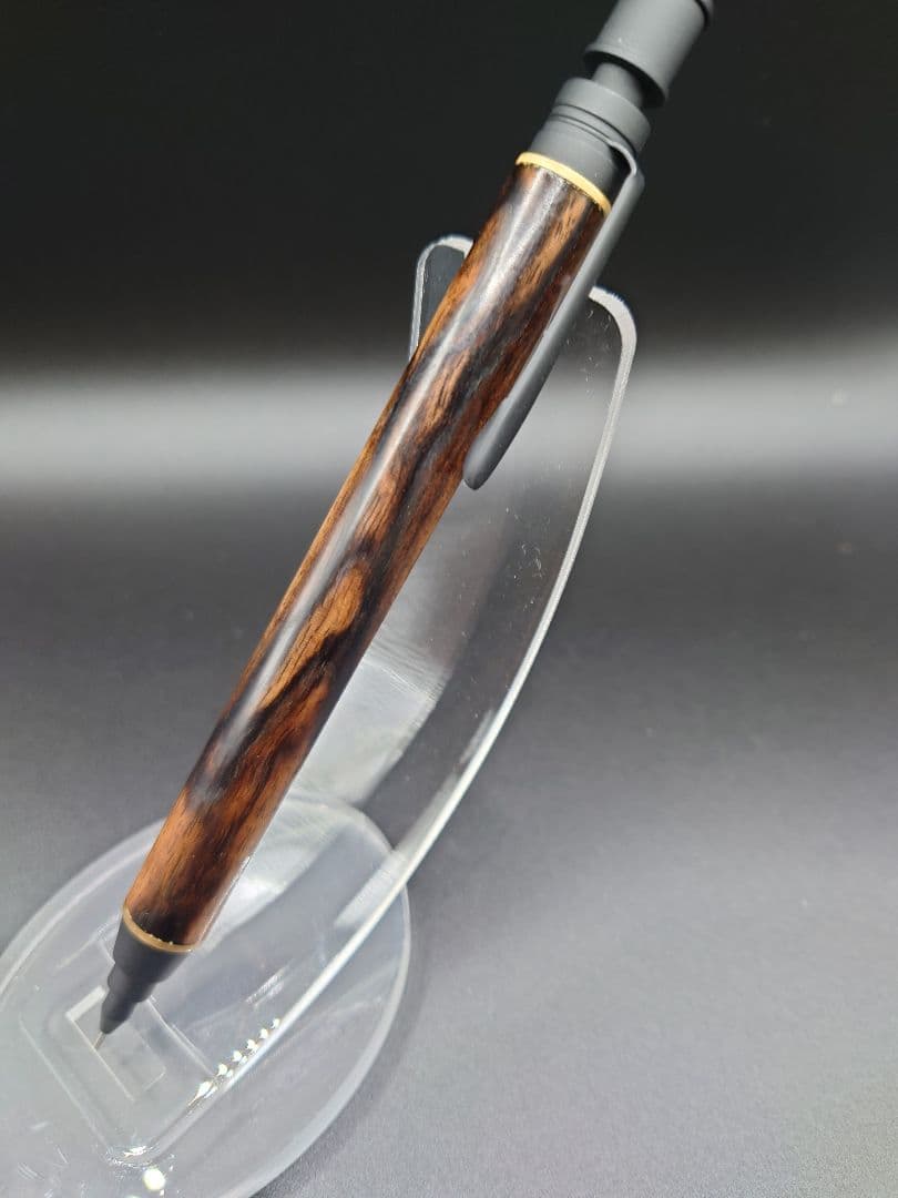 黒柿　シャープペンシル　MDS-1 三神クラフト　新うるし仕上げ　拭き漆