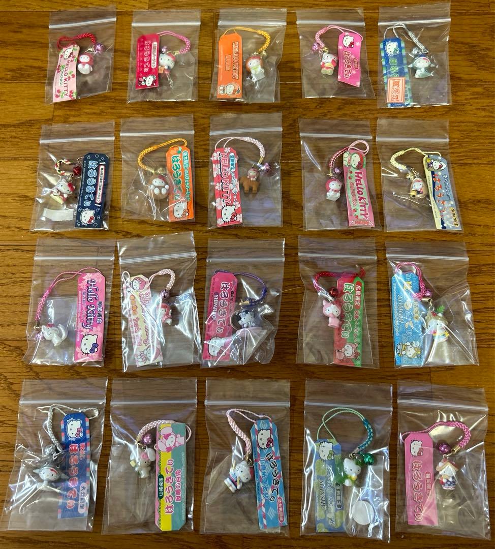 ご当地キティ　ストラップ　123個 まとめ売り