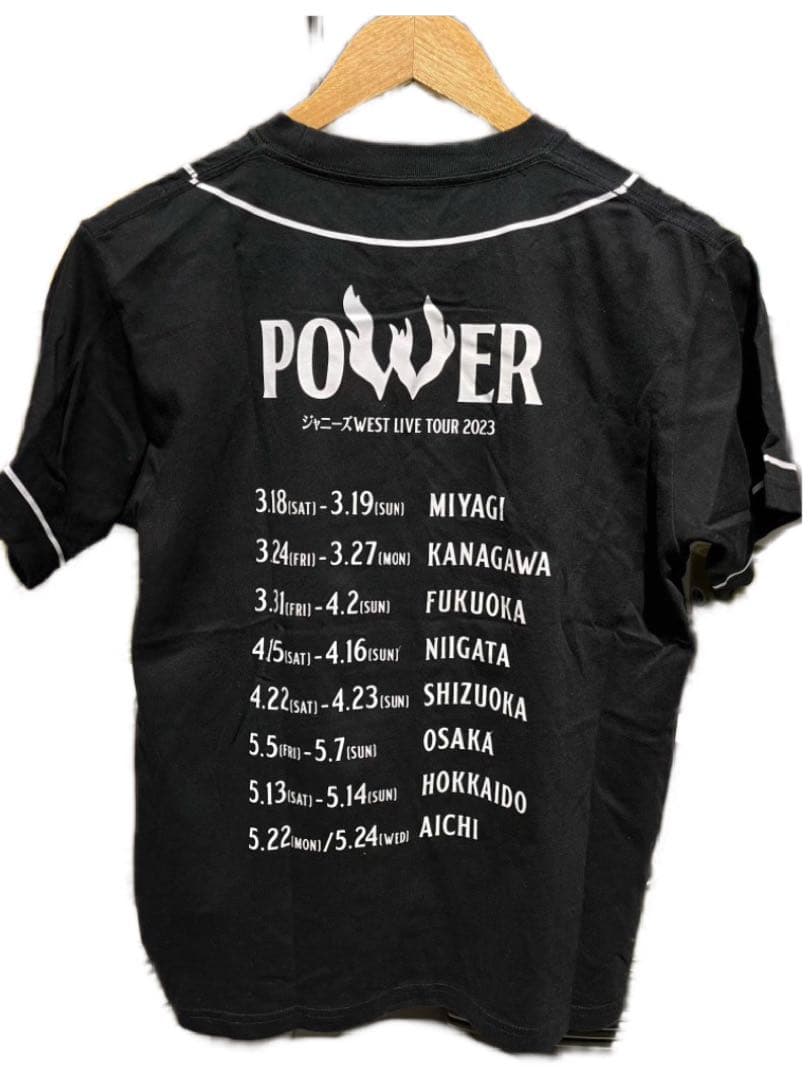 未使用 ジャニーズWEST スタッフTシャツ ベースボール シャツ 非売品 S