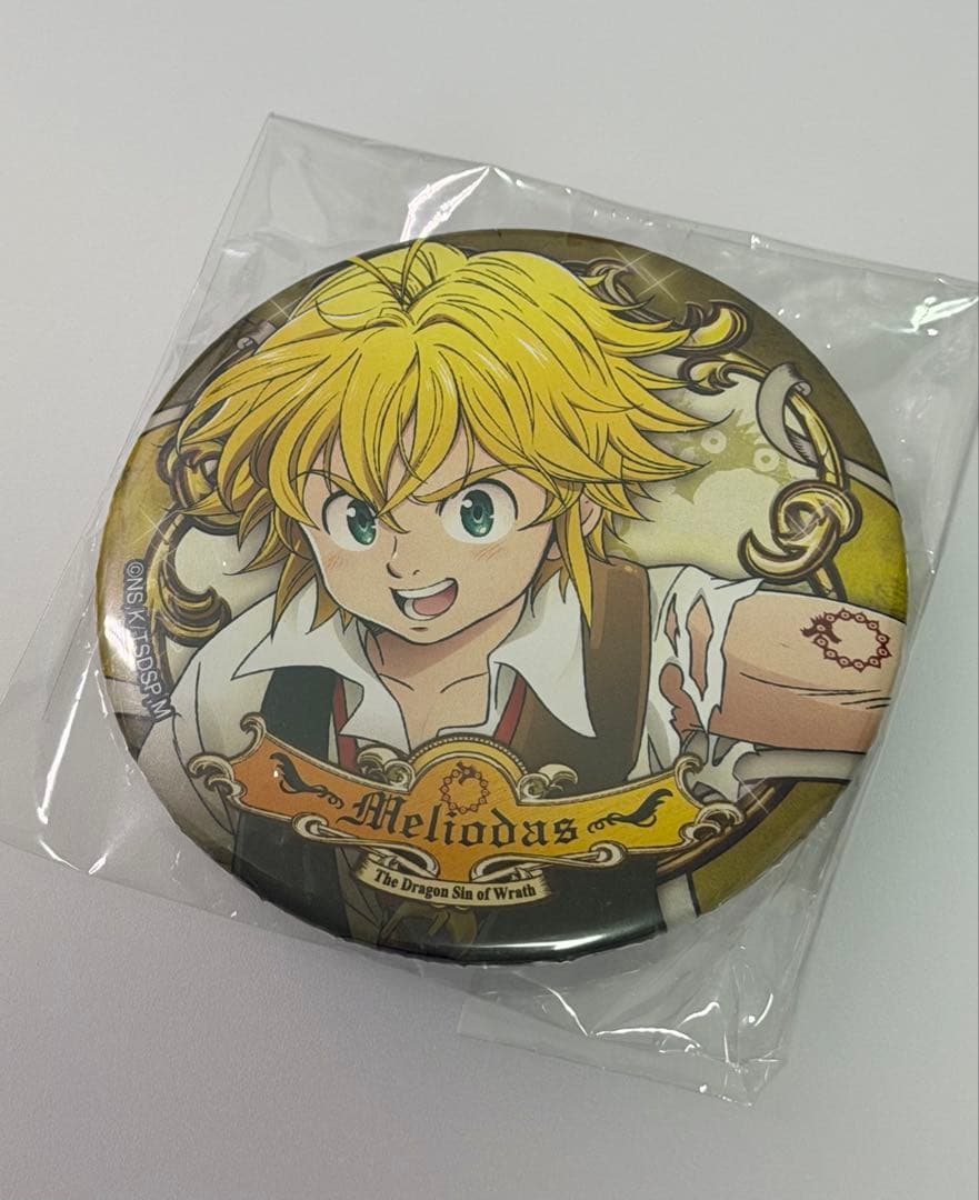 希少　七つの大罪　メリオダス 缶バッジ