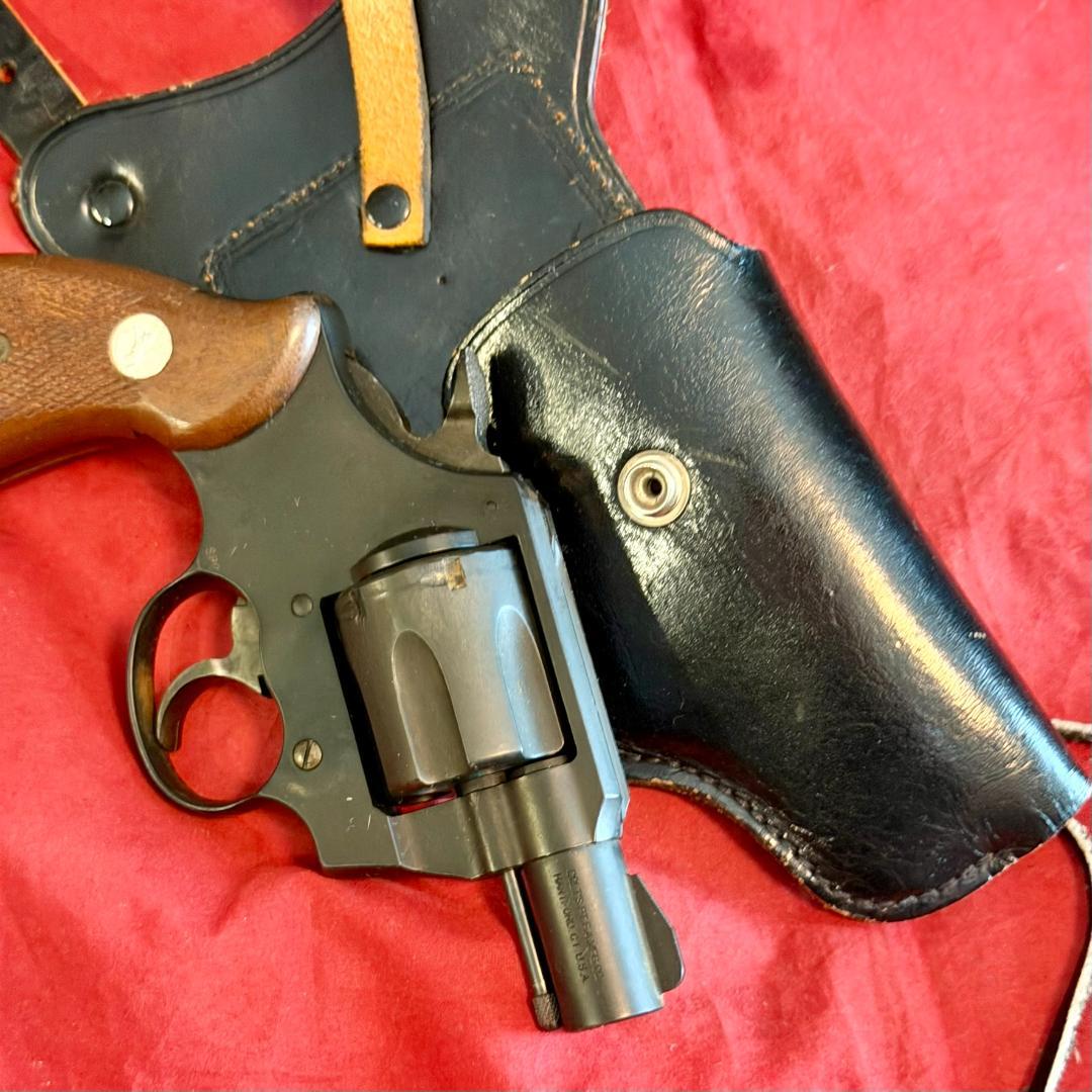 整備済 私服警察官用 革製 ショルダーホルスター スナブノーズ リボルバー 用