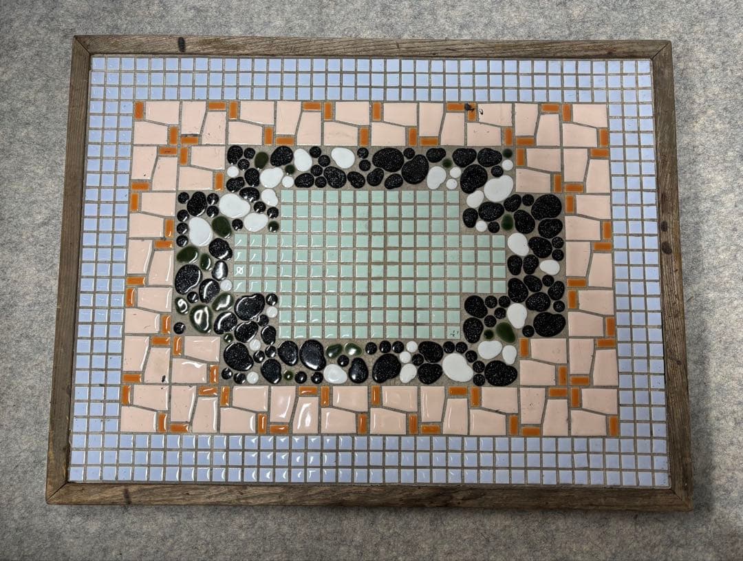 木枠 北海道限定 ストーブタイル台 特製 熊印 昭和レトロ