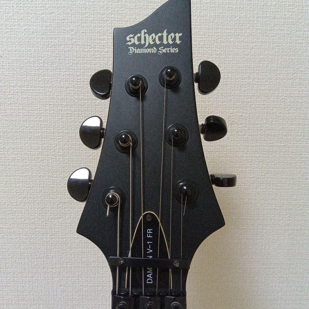 Schecter Diamond Series V-1 FR ブラック　美品！