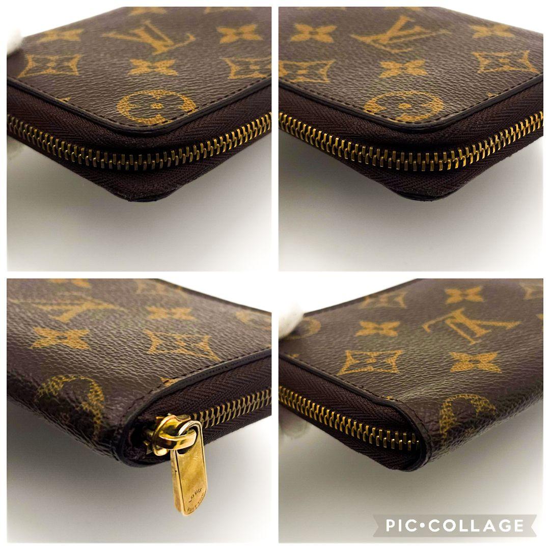 ルイヴィトン　ジッピーパース　財布　モノグラム　小銭入れ　F385