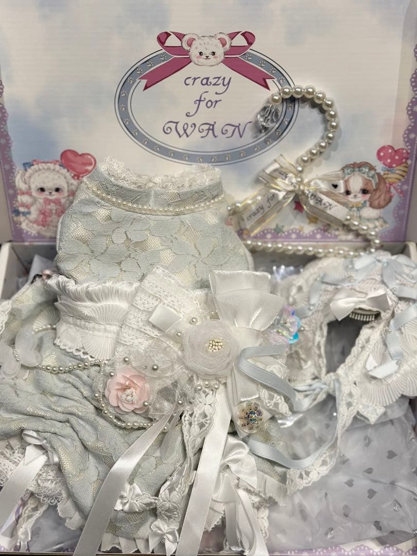 crazy for wan / Fairy Princess 犬服 着物 振袖