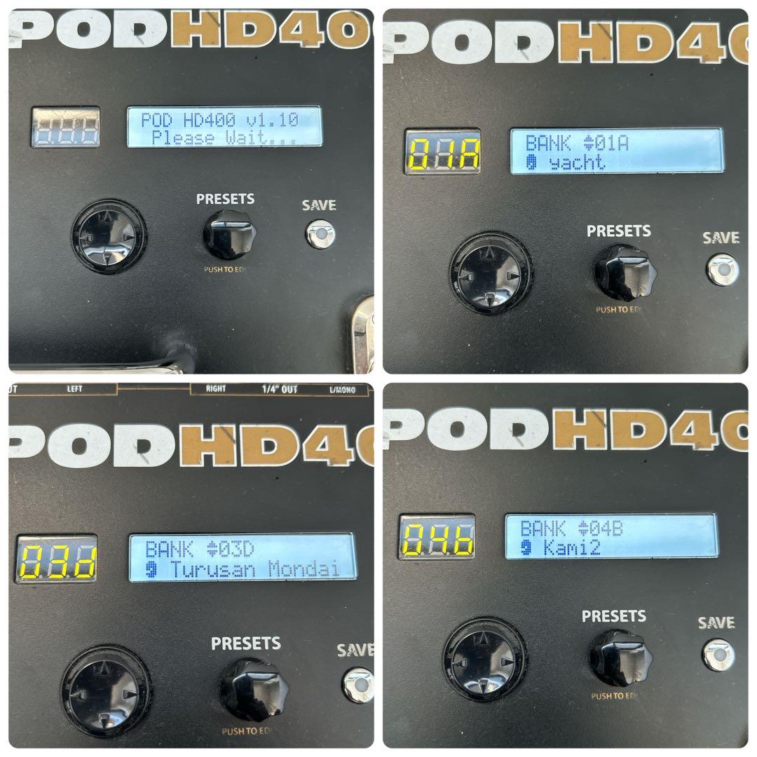 LINE6 POD HD400 マルチエフェクター ラインシックス