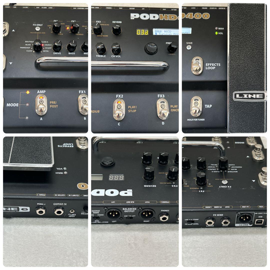 LINE6 POD HD400 マルチエフェクター ラインシックス