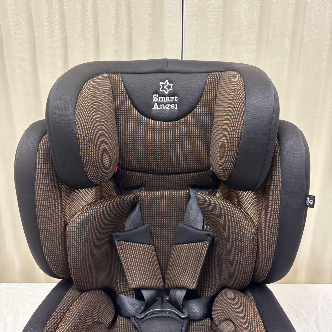 ☆未使用に近い☆　1～11才　ハーネスジュニアFIX　ISOFIX　ブラウン