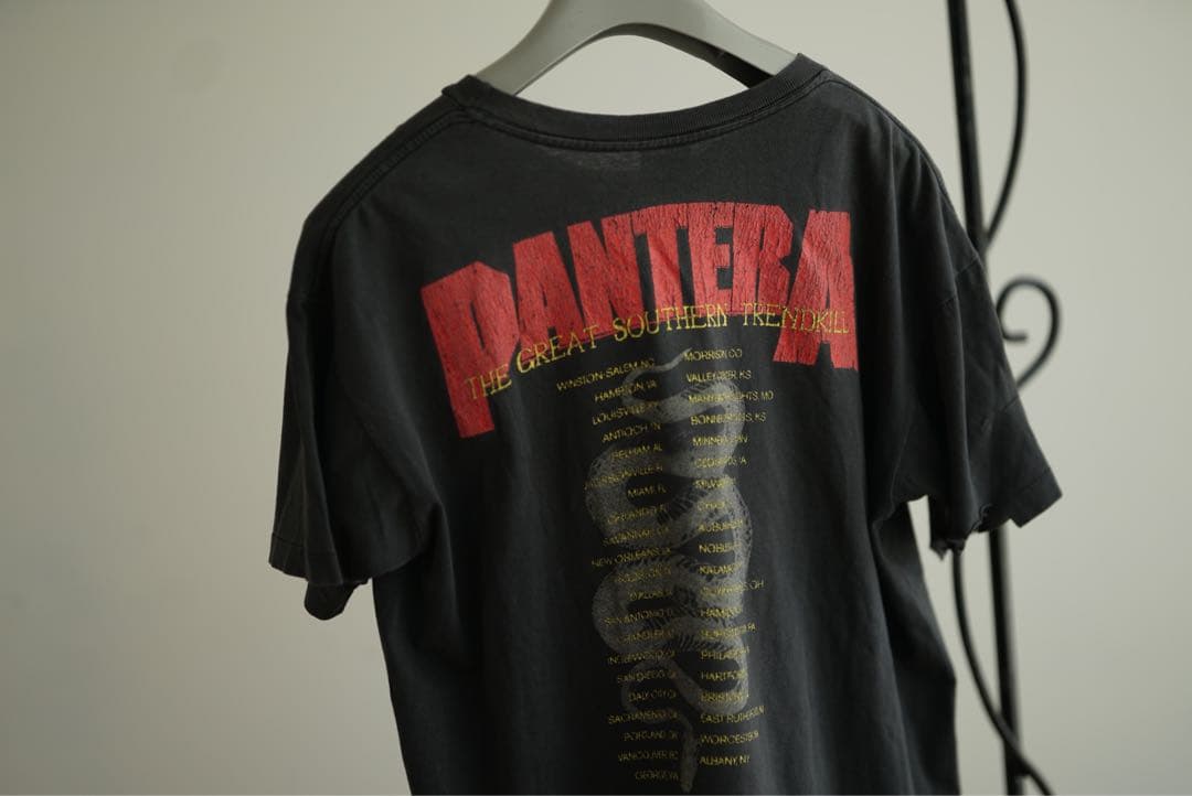 pantera ビンテージ tシャツ L パンテラ メタル 古着 黒