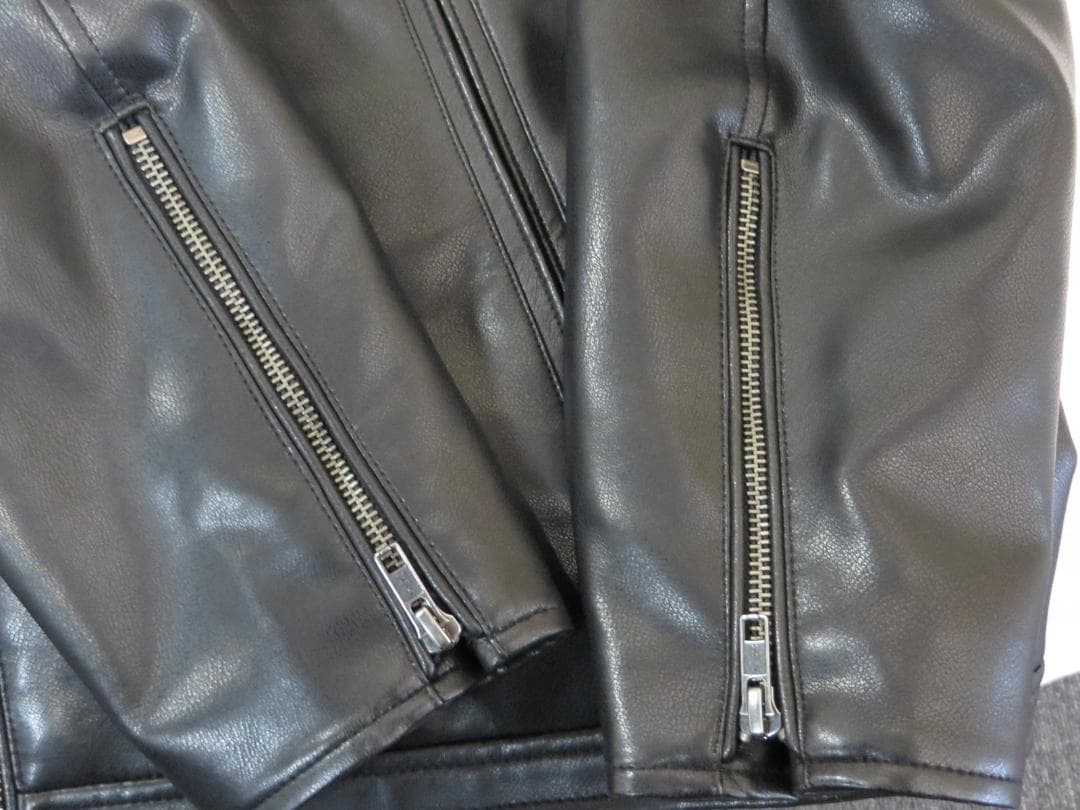 ナノユニバース　レザージャケット　シングルライダース送料込み　Lサイズ