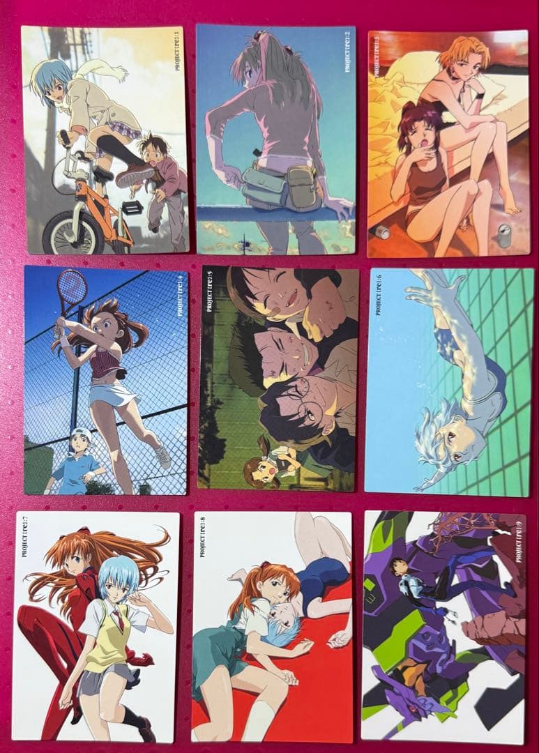 エヴァンゲリオン カードダスマスターズ 第四集 初版　RE 9枚セット