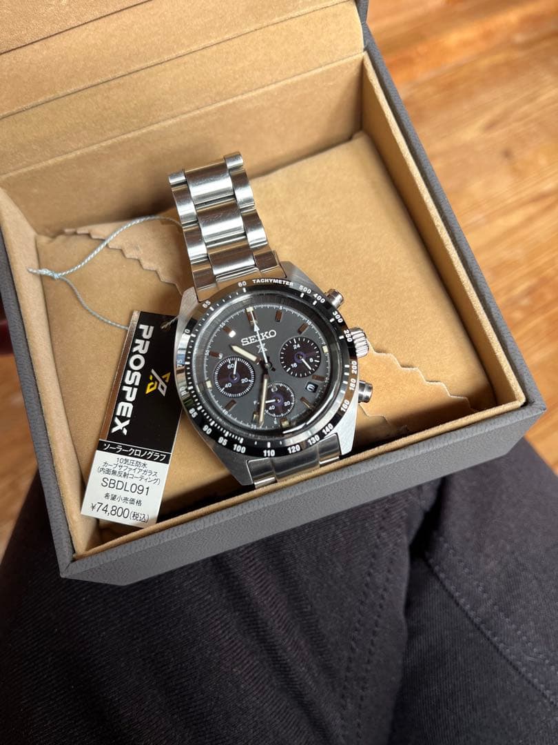 は*な様 SEIKO プロスペックスSBDL091 ブラックアナログ腕時計